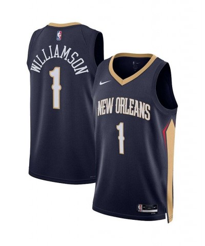 Men's Zion Williamson Navy New Orleans Pelicans 2022/23 Swingman Jersey - Icon Edition $43.00 Jersey