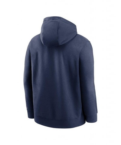 Men's Navy Seattle Mariners Big and Tall Over Arch Pullover Hoodie $34.00 Sweatshirt