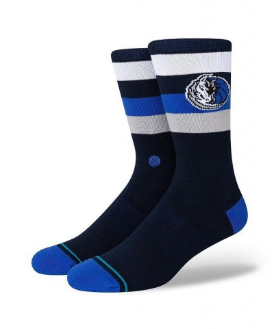 Men's Dallas Mavericks Stripe Crew Socks $9.24 Socks