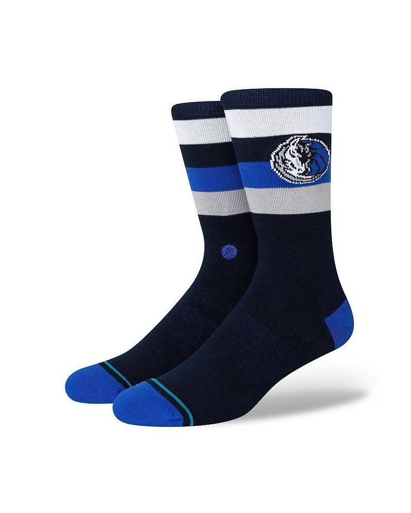 Men's Dallas Mavericks Stripe Crew Socks $9.24 Socks