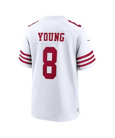 Men's Steve Young White San Francisco 49ers Retired Player Game Jersey $32.10 Jersey