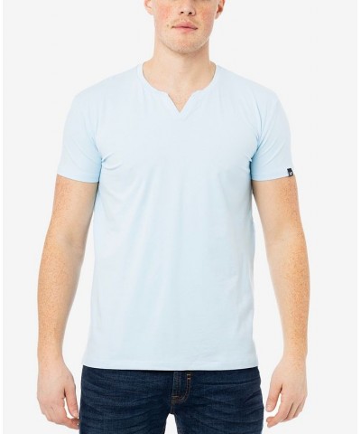 Men's Basic Notch Neck Short Sleeve T-shirt PD08 $15.29 T-Shirts