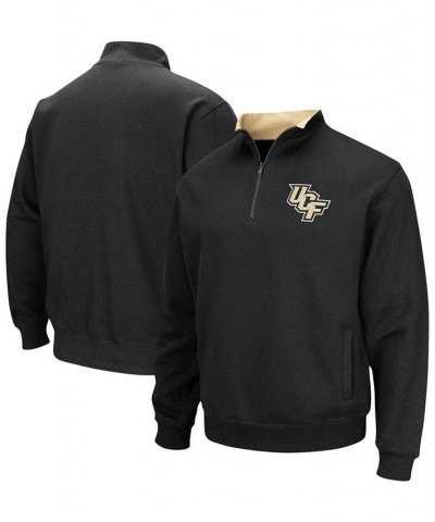 Men's Black UCF Knights Tortugas Logo Quarter-Zip Pullover Jacket $24.60 Sweatshirt