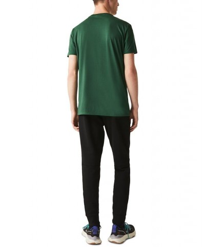 Men’s V-Neck Pima Cotton Tee Shirt Green Chine $31.50 T-Shirts