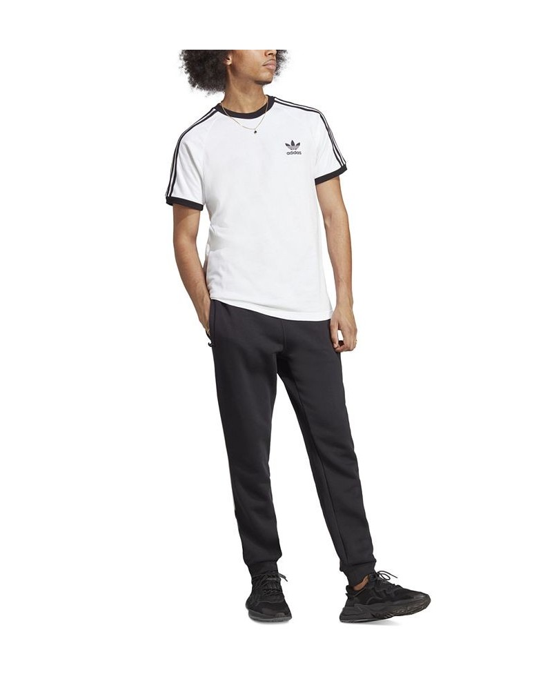 Slim Fit Adicolor Classics Short Sleeve Crewneck Three Stripe T-Shirt White $23.85 T-Shirts