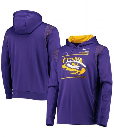Men's Purple LSU Tigers 2021 Player Sideline Performance Hoodie $37.09 Sweatshirt