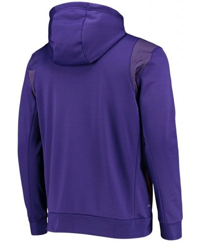 Men's Purple LSU Tigers 2021 Player Sideline Performance Hoodie $37.09 Sweatshirt