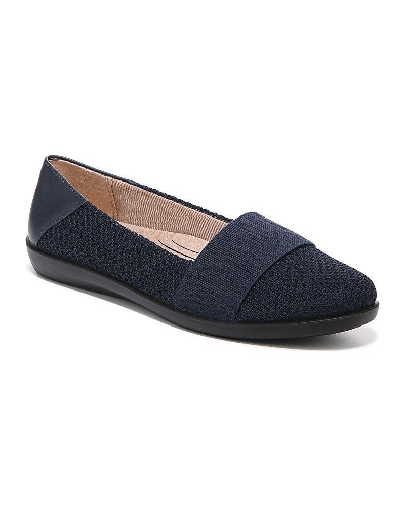 Naomi Slip-on Flats Blue $47.70 Shoes