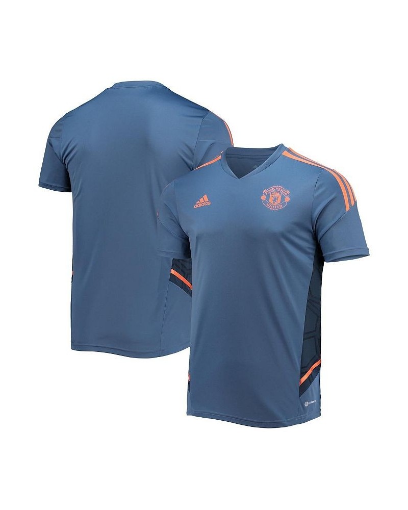 Men's Blue Manchester United Practice Training Jersey $25.80 Jersey