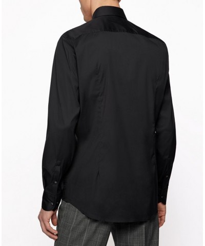 BOSS by Men's Slim-Fit Shirt Black $58.80 Dress Shirts