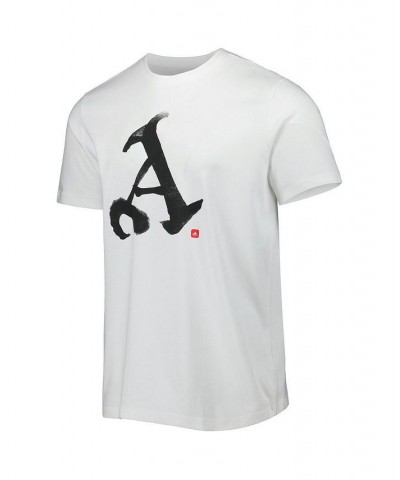 Men's White Arsenal Chinese Calligraphy T-shirt $20.80 T-Shirts
