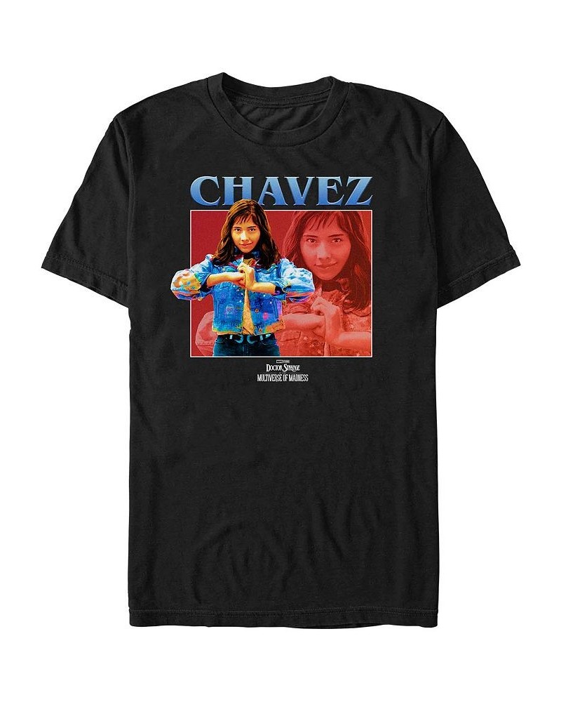 Men's Likeness Doctor Strange Movie 2 Chavez Square Short Sleeve T-shirt Black $15.05 T-Shirts
