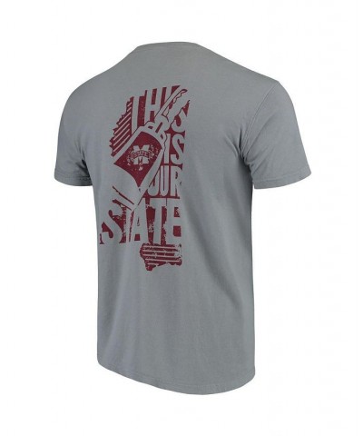 Men's Gray Mississippi State Bulldogs Phrase Local Comfort Color T-shirt $23.09 T-Shirts