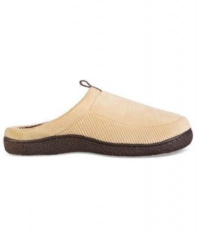 Men's Corduroy Hoodback Slipper Gray $18.36 Shoes
