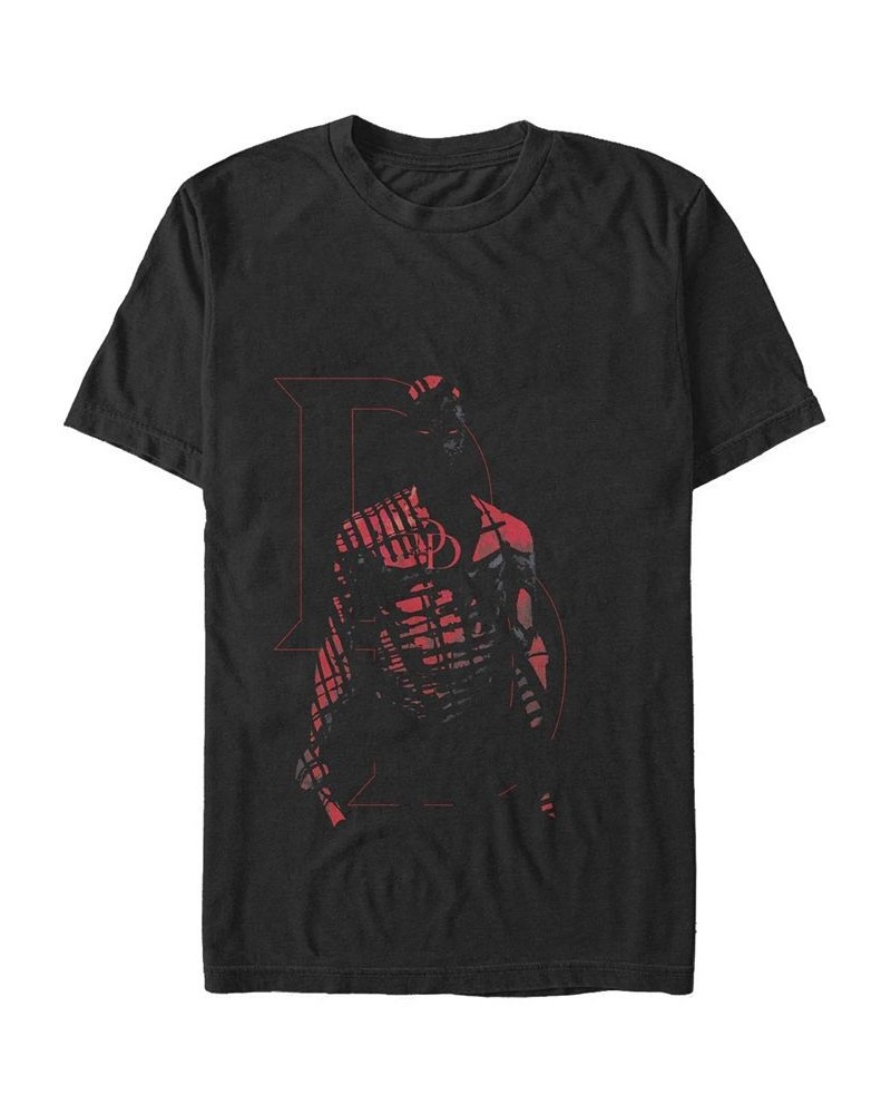 Men's In-Shadows Short Sleeve Crew T-shirt Black $16.80 T-Shirts