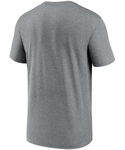 Men's Heathered Gray Seattle Mariners Local Logo Legend T-shirt $21.99 T-Shirts