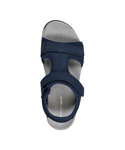 Women's Saffy Round Toe Casual Flat Sandals PD03 $42.72 Shoes
