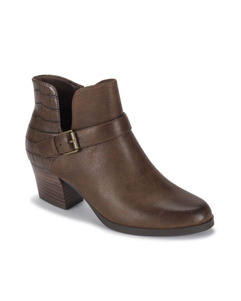 Women's Lexis Ankle Bootie Brown $43.05 Shoes