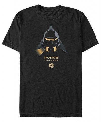 Star Wars Men's Jedi Fallen Order Gold-Tone Purge Trooper T-shirt Black $17.84 T-Shirts