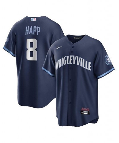 Men's Ian Happ Navy Chicago Cubs City Connect Replica Player Jersey $73.10 Jersey