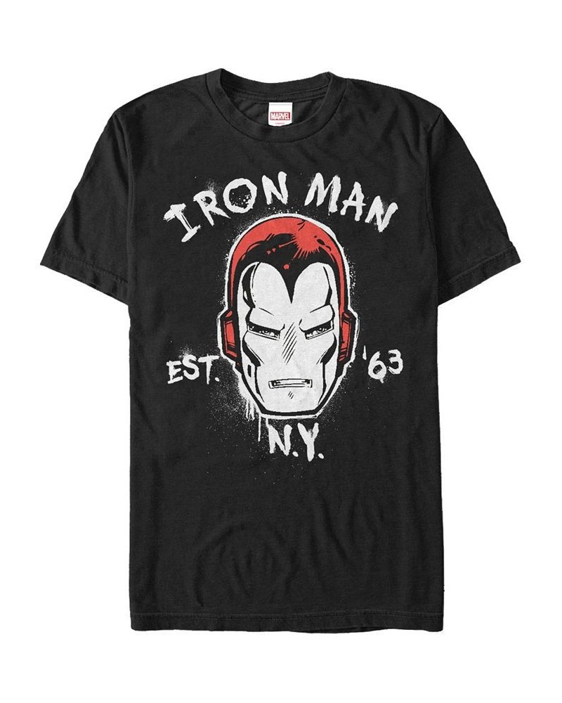 Marvel Men's Comic Collection Iron Man Established In 1963 Short Sleeve T-Shirt Black $19.94 T-Shirts