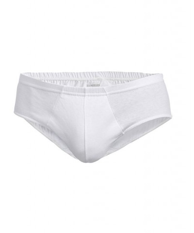 Men's Premium Medi Brief Underwear White $17.10 Underwear