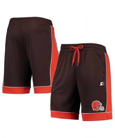 Men's Brown, Orange Cleveland Browns Fan Favorite Fashion Shorts $33.59 Shorts