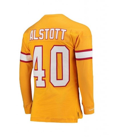 Men's Mike Alstott Orange Tampa Bay Buccaneers 2002 Retired Player Name and Number Long Sleeve T-shirt $58.80 T-Shirts