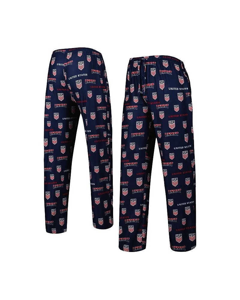 Men's Navy USMNT Breakthrough Allover Print Knit Sleep Pants $16.20 Pajama