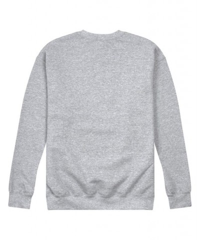 Men's Yellowstone Authentic Blue Logo Fleece Sweatshirt Gray $23.65 Sweatshirt