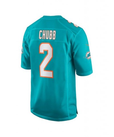 Men's Bradley Chubb Aqua Miami Dolphins Game Player Jersey $57.40 Jersey