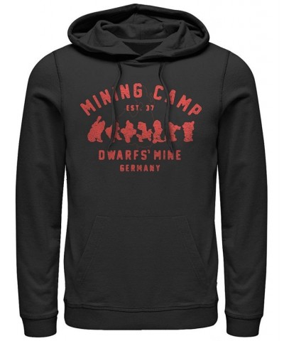 Disney Men's Snow White Mining Camp Est. 37, Pullover Hoodie Black $35.63 Sweatshirt