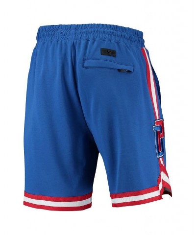 Men's Cade Cunningham Blue Detroit Pistons Player Replica Shorts $52.80 Shorts