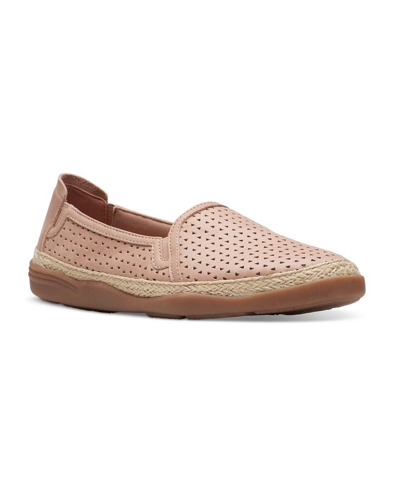 Women's Elaina Ruby Slip-On Espadrille Flats Tan/Beige $32.00 Shoes