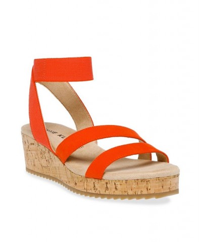 Women's Alyson Sandals Orange $33.87 Shoes