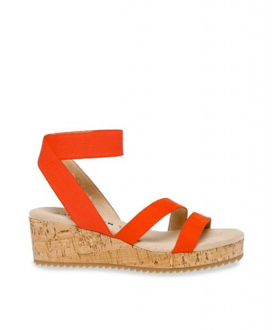 Women's Alyson Sandals Orange $33.87 Shoes