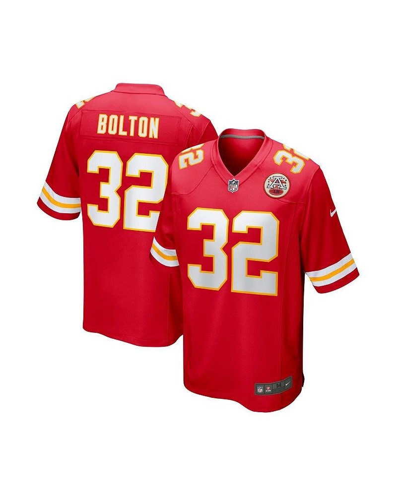 Men's Nick Bolton Red Kansas City Chiefs Game Jersey $64.40 Jersey