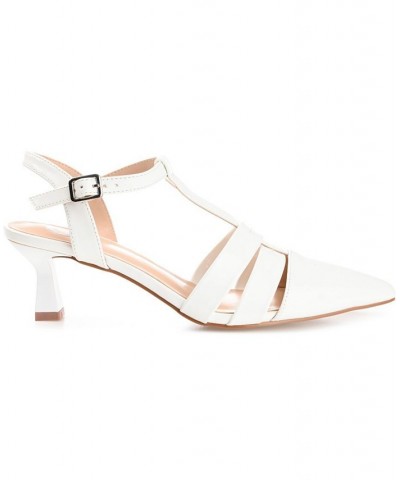 Women's Jazlynn T-Strap Heels PD02 $49.00 Shoes