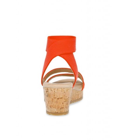 Women's Alyson Sandals Orange $33.87 Shoes