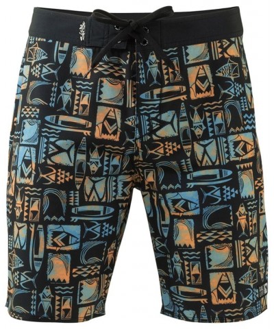 Men's Tiki Waves Board Shorts Black $35.36 Shorts