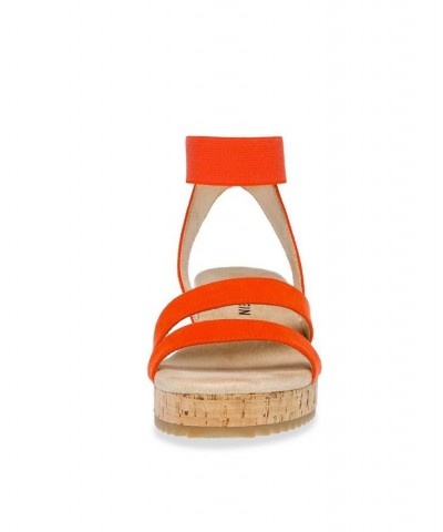 Women's Alyson Sandals Orange $33.87 Shoes