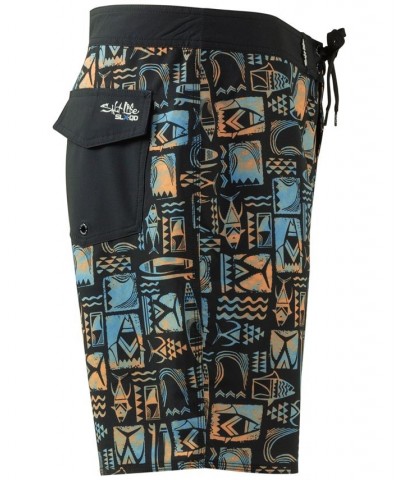 Men's Tiki Waves Board Shorts Black $35.36 Shorts