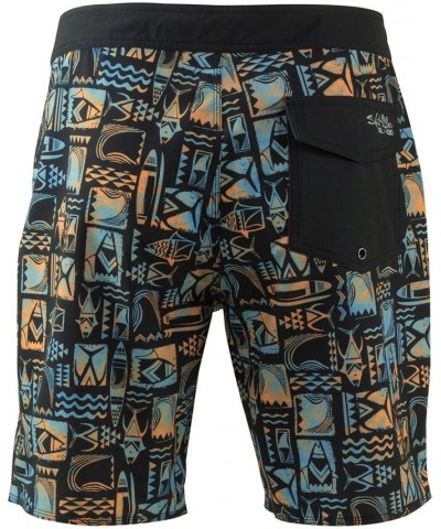 Men's Tiki Waves Board Shorts Black $35.36 Shorts