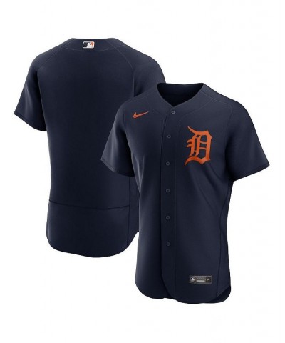 Men's Navy Detroit Tigers Alternate Authentic Logo Team Jersey $117.60 Jersey
