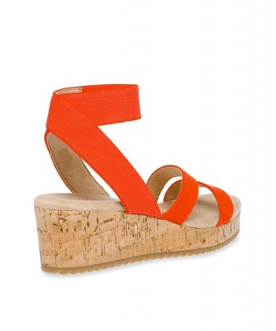 Women's Alyson Sandals Orange $33.87 Shoes