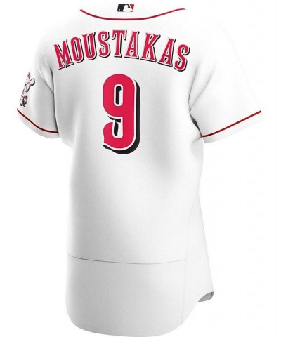 Men's Mike Moustakas White Cincinnati Reds Home Authentic Player Jersey $135.30 Jersey