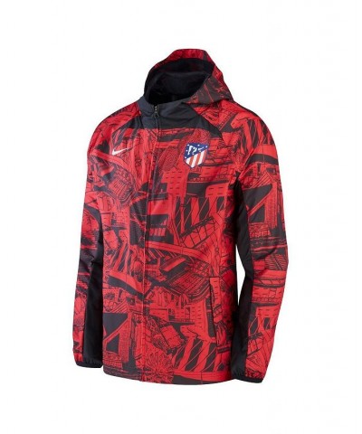 Men's Red Atletico de Madrid AWF Raglan Full-Zip Jacket $40.00 Jackets