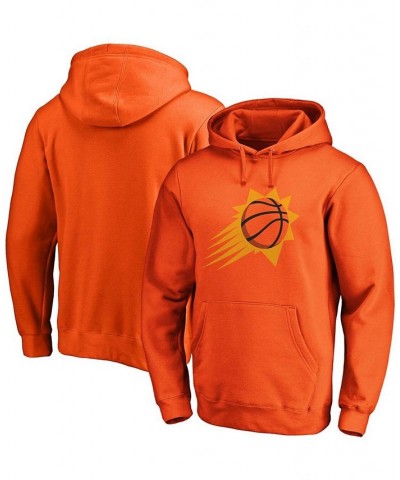 Men's Orange Phoenix Suns Primary Team Logo Pullover Hoodie $28.59 Sweatshirt