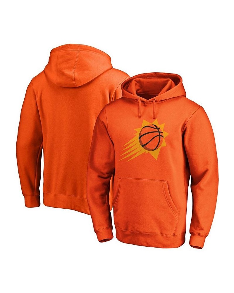 Men's Orange Phoenix Suns Primary Team Logo Pullover Hoodie $28.59 Sweatshirt