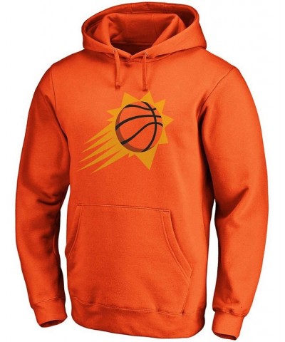 Men's Orange Phoenix Suns Primary Team Logo Pullover Hoodie $28.59 Sweatshirt